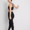 Aktive leggings med høy midje og jevn støtte
