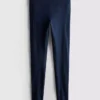 Aktive leggings med høy midje og jevn støtte