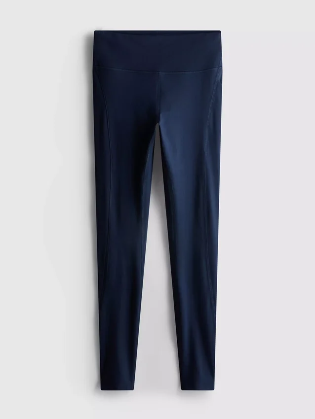 Aktive leggings med høy midje og jevn støtte