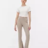 Aktive leggings med høy midje og utvidet ben