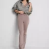 Aktive leggings med høy midje og utvidet ben