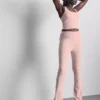 Aktive leggings med høy midje og utvidet ben