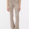 Aktive leggings med høy midje og utvidet ben