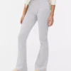 Aktive leggings med høy midje og utvidet ben