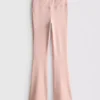 Aktive leggings med høy midje og utvidet ben