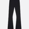 Aktive leggings med høy midje og utvidet ben