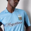 Argentina kortærmet mesh-T-skjorte