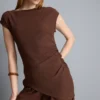 Asymmetrisk krøllet topp