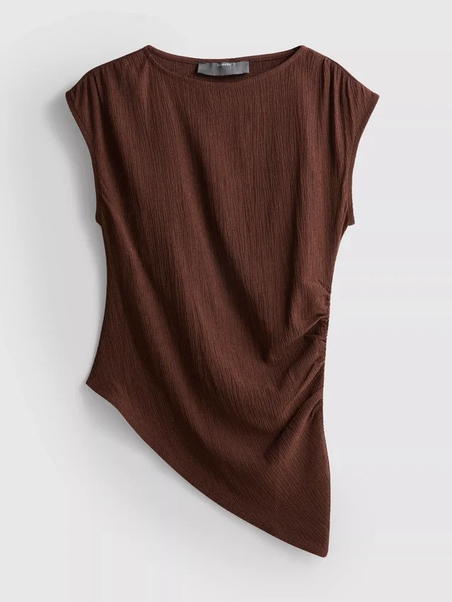 Asymmetrisk krøllet topp