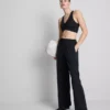 Athleisure-bukser med vide ben