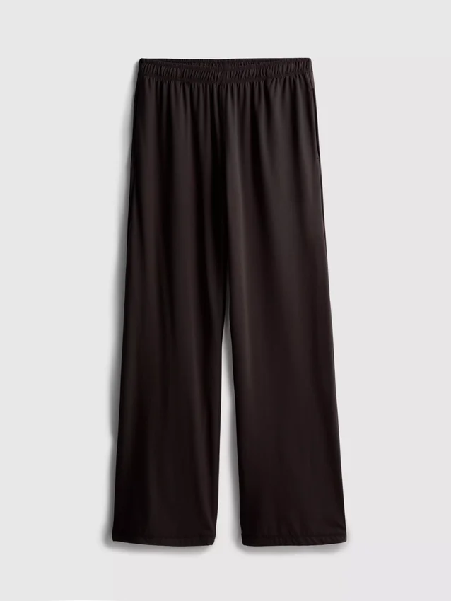 Athleisure-bukser med vide ben