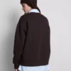 Avslappet sweatshirt i bomullsblanding med trykk