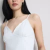 Babydoll-cami-top med V-hals
