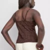 Babydoll-cami-top med V-hals