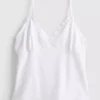 Babydoll-cami-top med V-hals