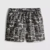 Badeshorts med abstrakt mønster