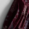 Badeshorts med brodert palmetre