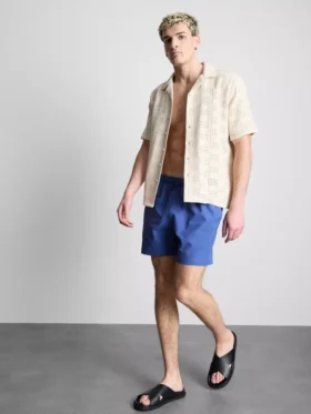 Badeshorts med struktur