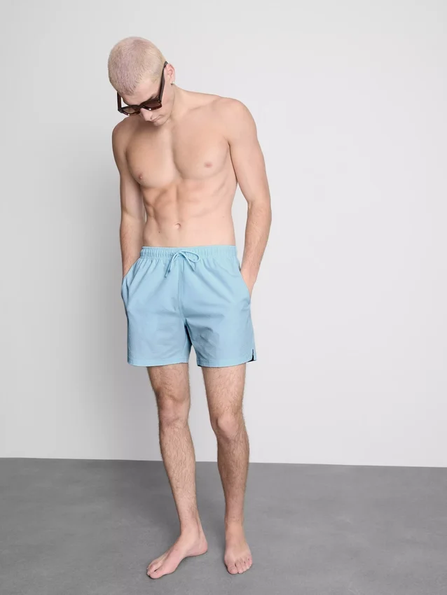 Badeshorts med struktur