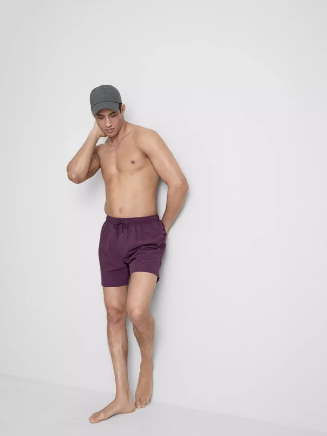 Badeshorts med struktur