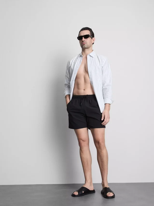 Badeshorts med struktur