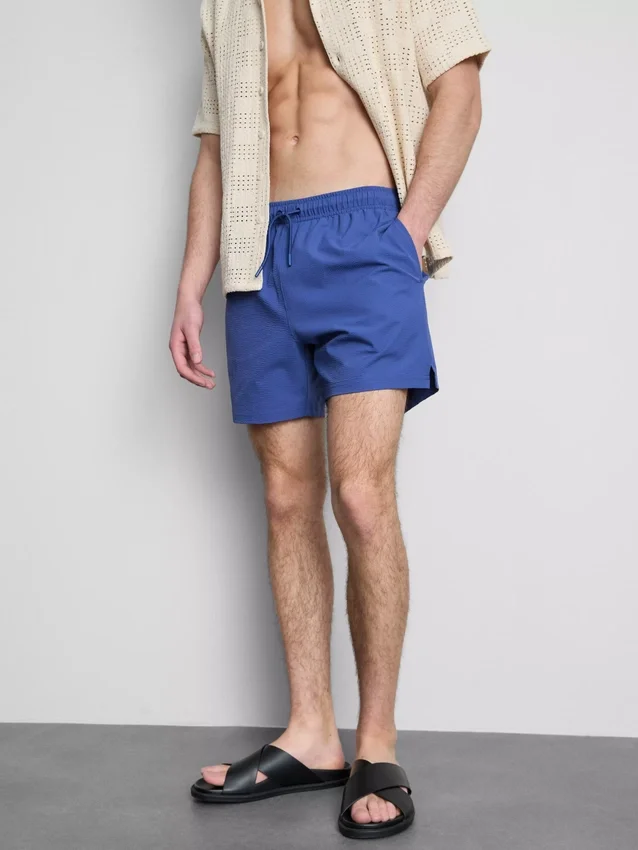 Badeshorts med struktur