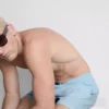 Badeshorts med struktur