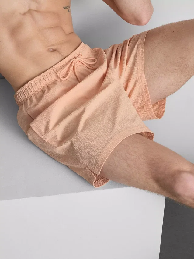 Badeshorts med struktur