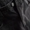 Baggy denimshorts med middels høy midje
