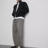 Baggy-jeans med middels høy midje