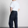 Baggy-jeans med middels høy midje