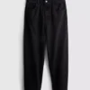 Baggy-jeans med middels høy midje