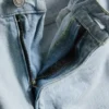 Baggy-jeans med middels høy midje