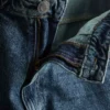 Baggy-jeans med middels høy midje