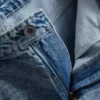 Baggy-jeans med middels høy midje