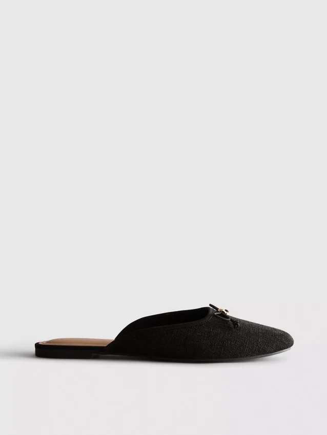 Ballerina-sandaler med sløyfedetalj
