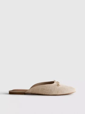 Ballerina-sandaler med sløyfedetalj