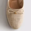 Ballerina-sandaler med sløyfedetalj