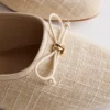 Ballerina-sandaler med sløyfedetalj
