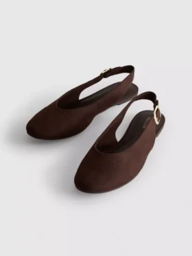 Ballerinasko med hælrem