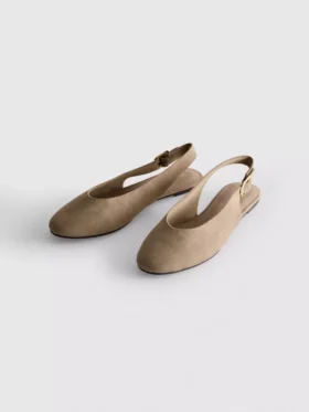 Ballerinasko med hælrem