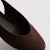 Ballerinasko med hælrem
