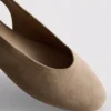 Ballerinasko med hælrem