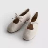 Ballerinasko med sløyfedetaljer