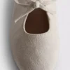 Ballerinasko med sløyfedetaljer