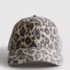 Baseballcap med leopardmønster