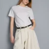 Bermudashorts i bomullsdenim
