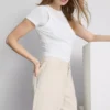 Bermudashorts i bomullsdenim