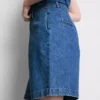 Bermudashorts i bomullsdenim