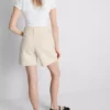 Bermudashorts i bomullsdenim
